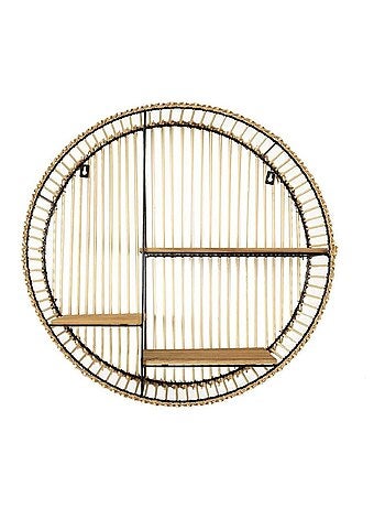 Etagère murale ronde java D53