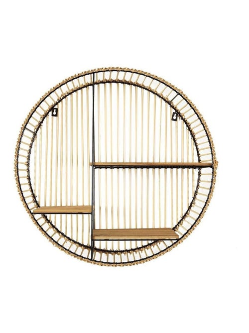 Etagère murale ronde java D53 - Kiabi
