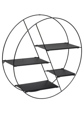 Étagère murale ronde "Lara" diamètre 50 cm Atmosphera