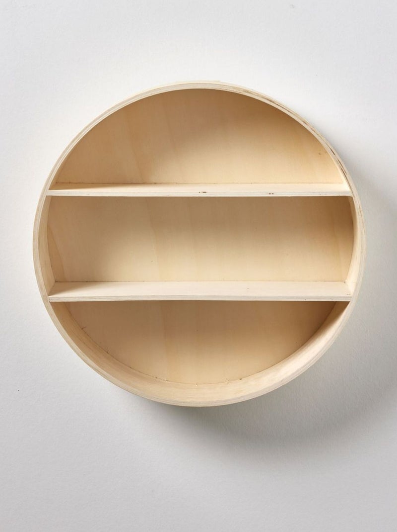 Etagère murale ronde SIMPLICITY Beige - Kiabi