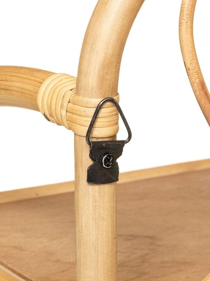 Étagère murale rotin Beige - Kiabi