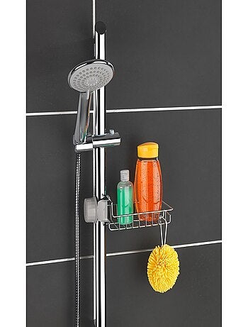 Etagère panier de douche pour barre de douche en acier MEIS
