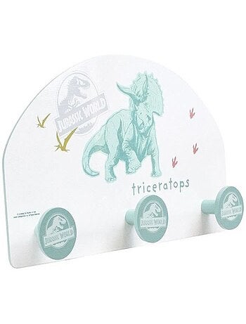 Etagère porte manteau jurassic world vert