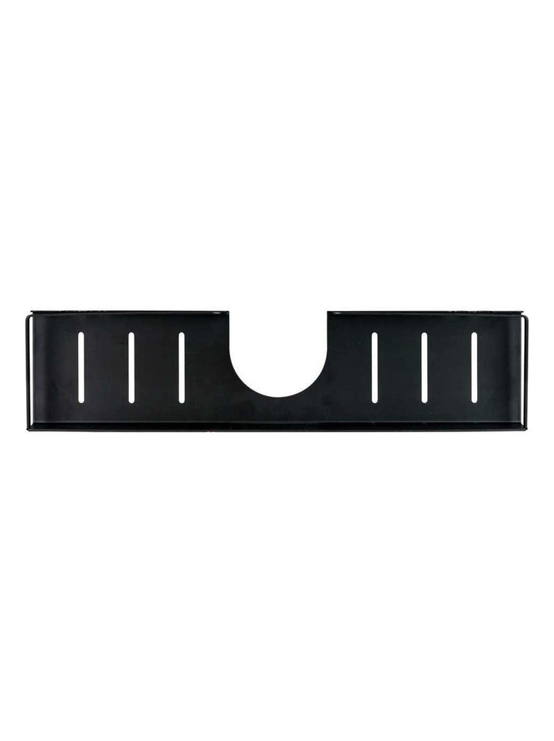 Étagère pour barre de douche grand format en inox sans perçage Noir - Kiabi