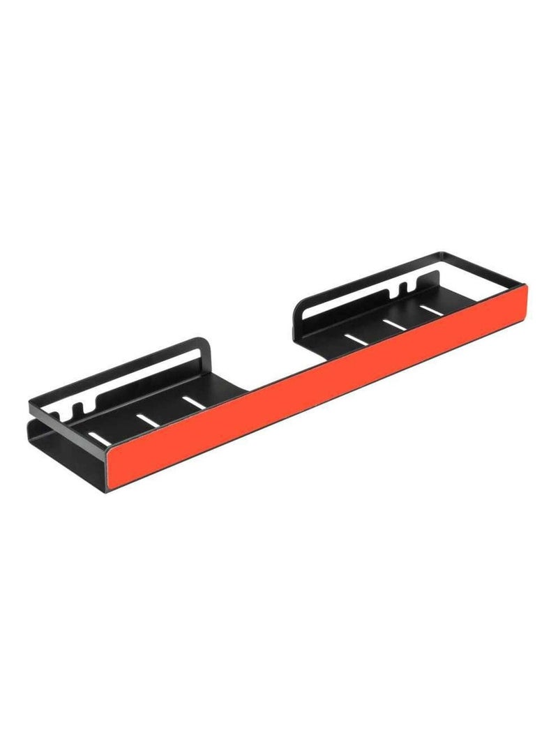 Étagère pour barre de douche grand format en inox sans perçage Noir - Kiabi