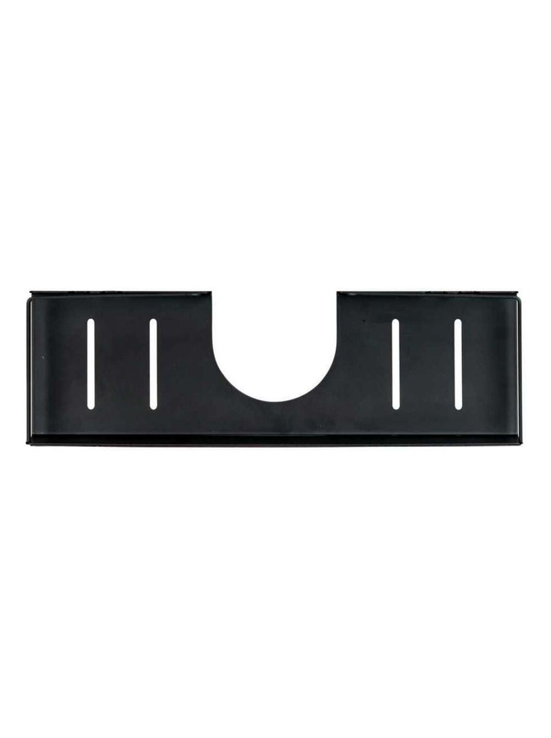 Étagère pour barre de douche sans perçage en inox Noir - Kiabi