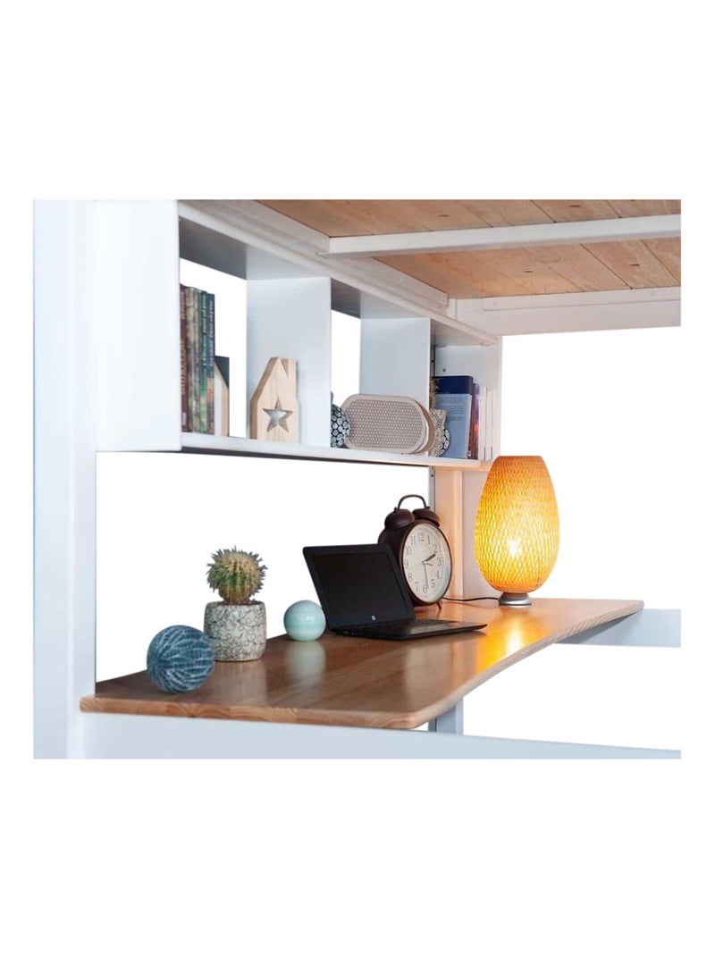 Etagère pour lit mezzanine Orphée - AKITEN RETAIL Blanc - Kiabi