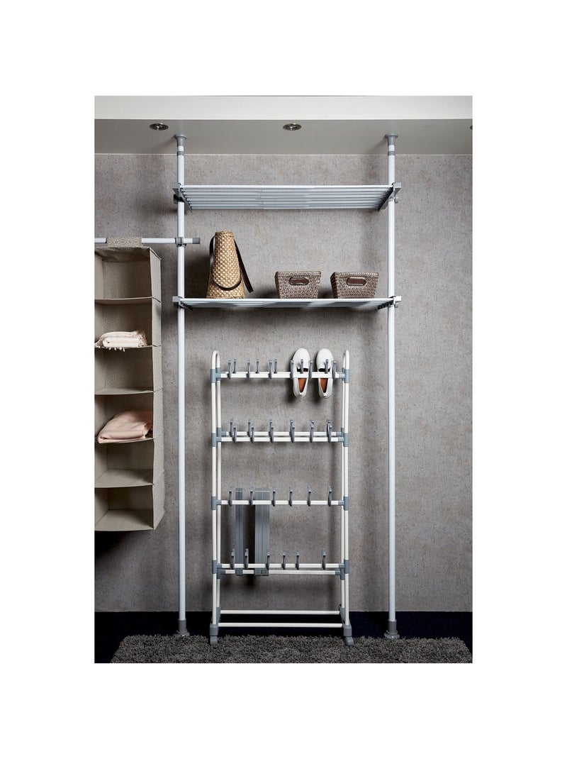 Etagère pour machine à laver et toilette - H. 165/300 cm - Gris Gris - Kiabi