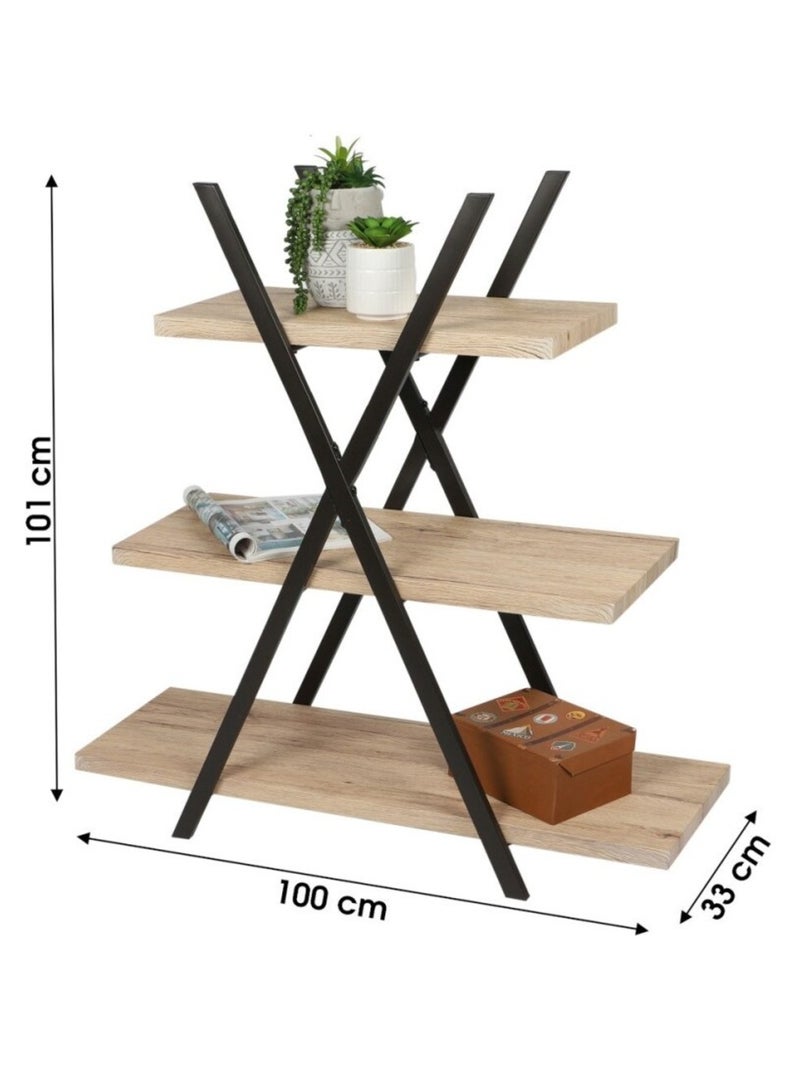 Etagère pyramide 3 étages DOCK Noir - Kiabi