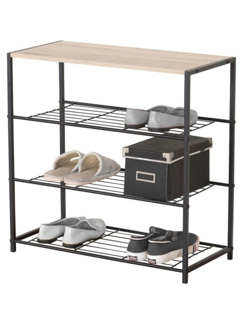 Etagère range chaussures 3 niveaux 63x30xh63cm - Kiabi
