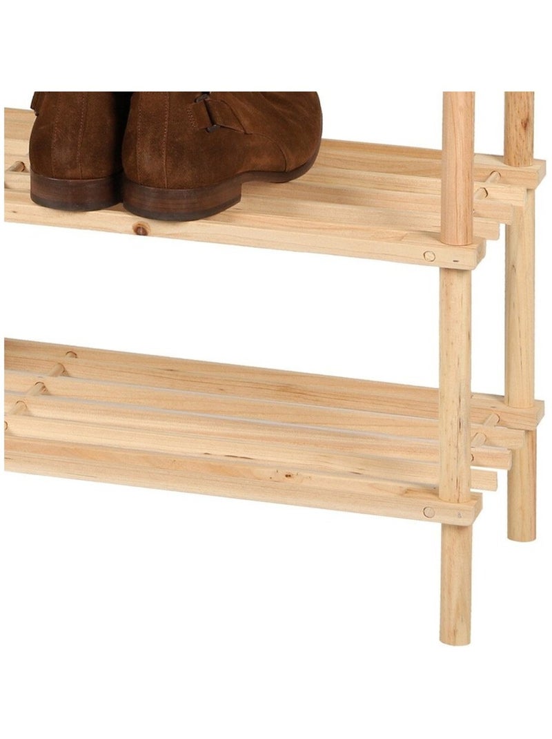 Etagère range chaussures 3 niveaux Argent - Kiabi