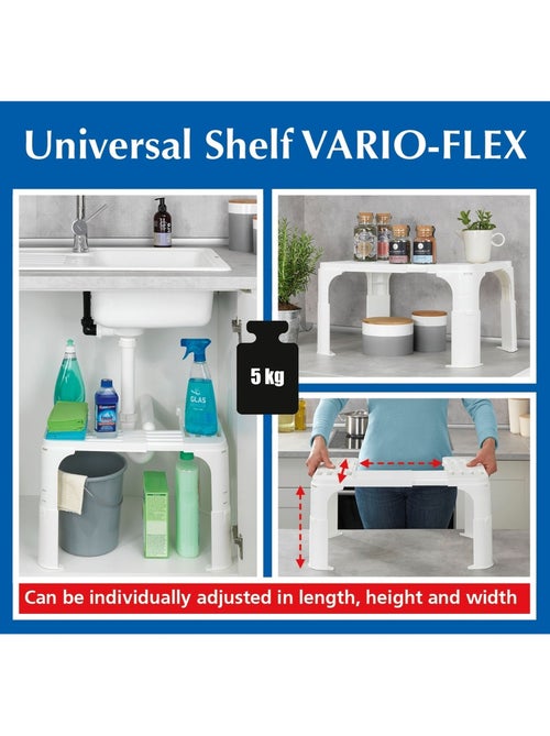 Etagère universelle Multi-Flex en Polypropylène - Blanc - Kiabi
