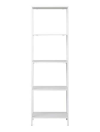 Étagère Vita - Étagère, 5 étagères, cadre blanc 51x35x170 cm