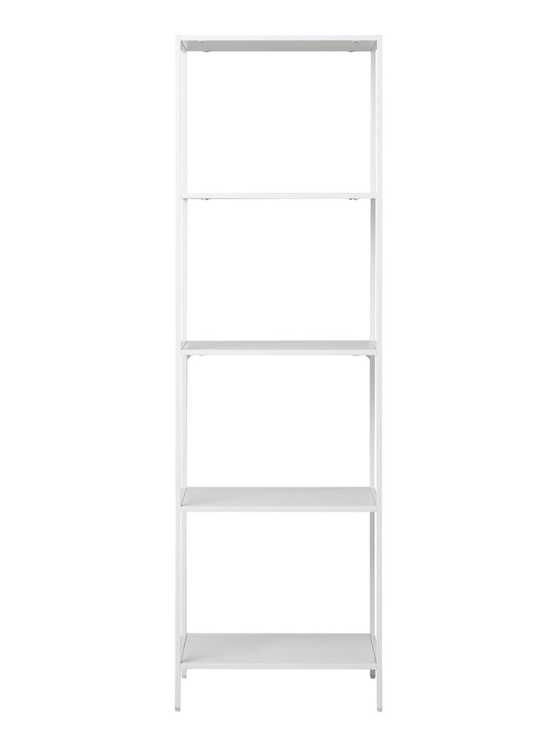Étagère Vita - Étagère, 5 étagères, cadre blanc 51x35x170 cm Blanc - Kiabi