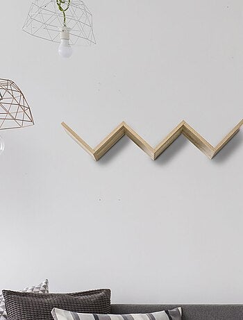 Etagères murale flottante - design contemporain en V - kit fixation inclus