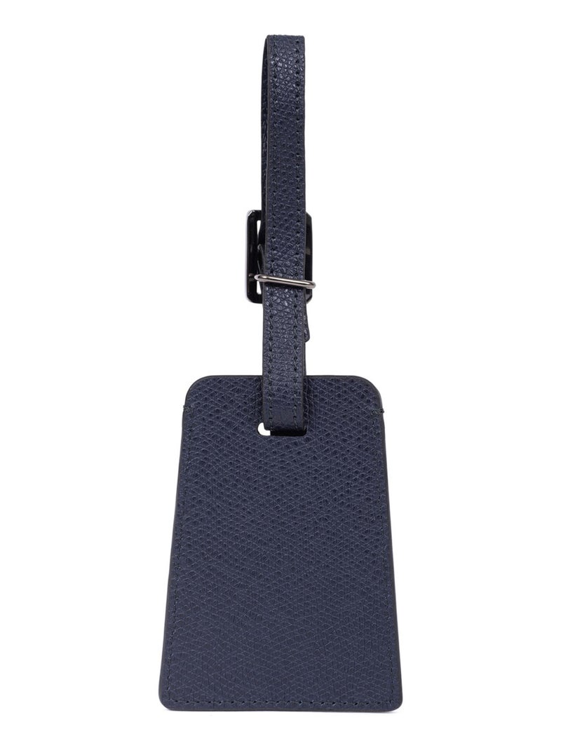 Étiquette de bagage  Cuir DANDY Bleu marine - Kiabi