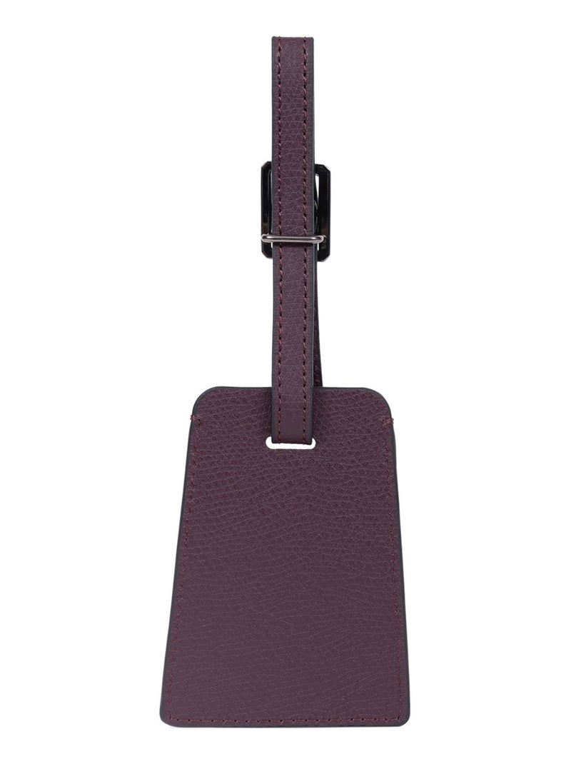 Étiquette de bagage  Cuir DANDY Bordeaux - Kiabi