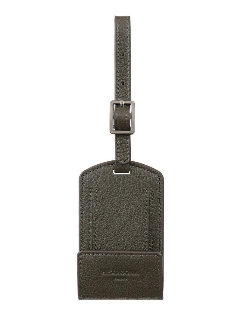 Étiquette de bagage  Cuir ENCORE Vert olive - Kiabi