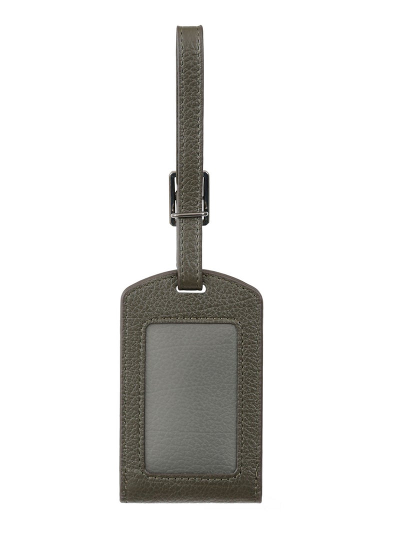 Étiquette de bagage  Cuir ENCORE Vert olive - Kiabi