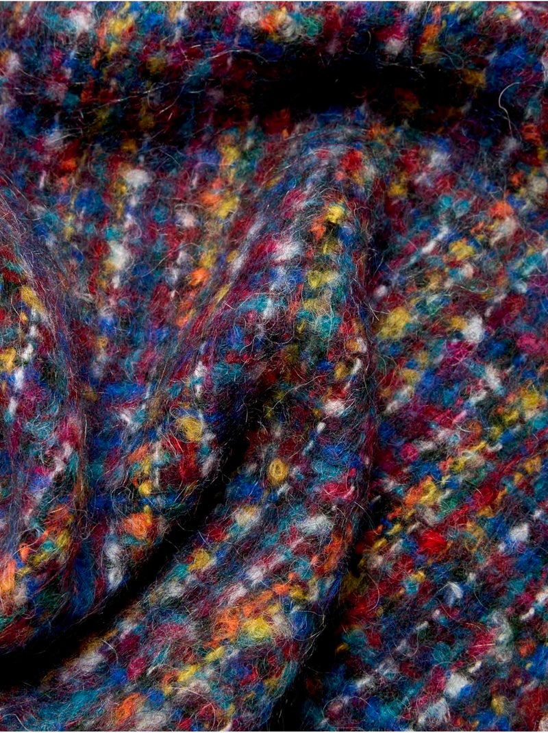 Etole avec mohair - DAXON Bleu - Kiabi