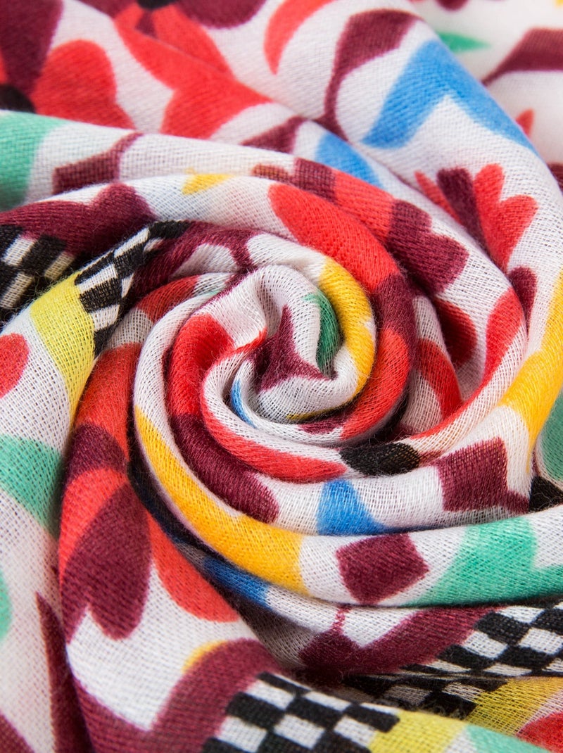 Étole coton Greek Summer Athéna Multicolore - Kiabi