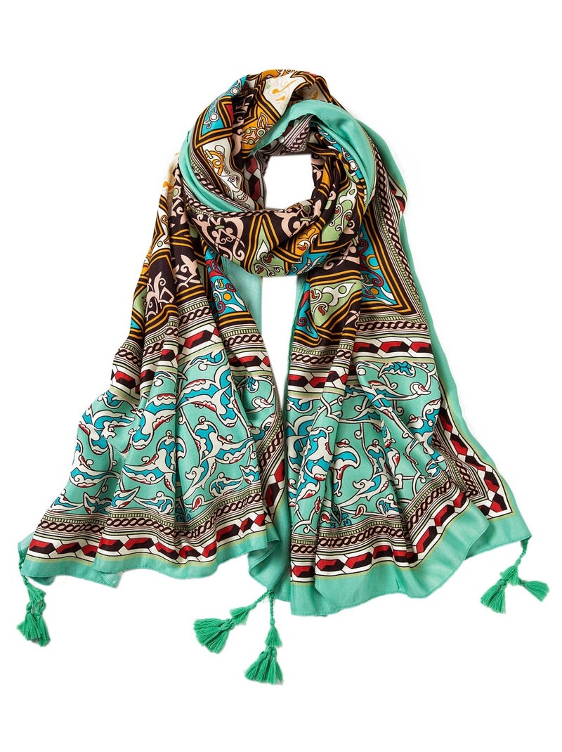 Étole coton Green Athéna Vert - Kiabi