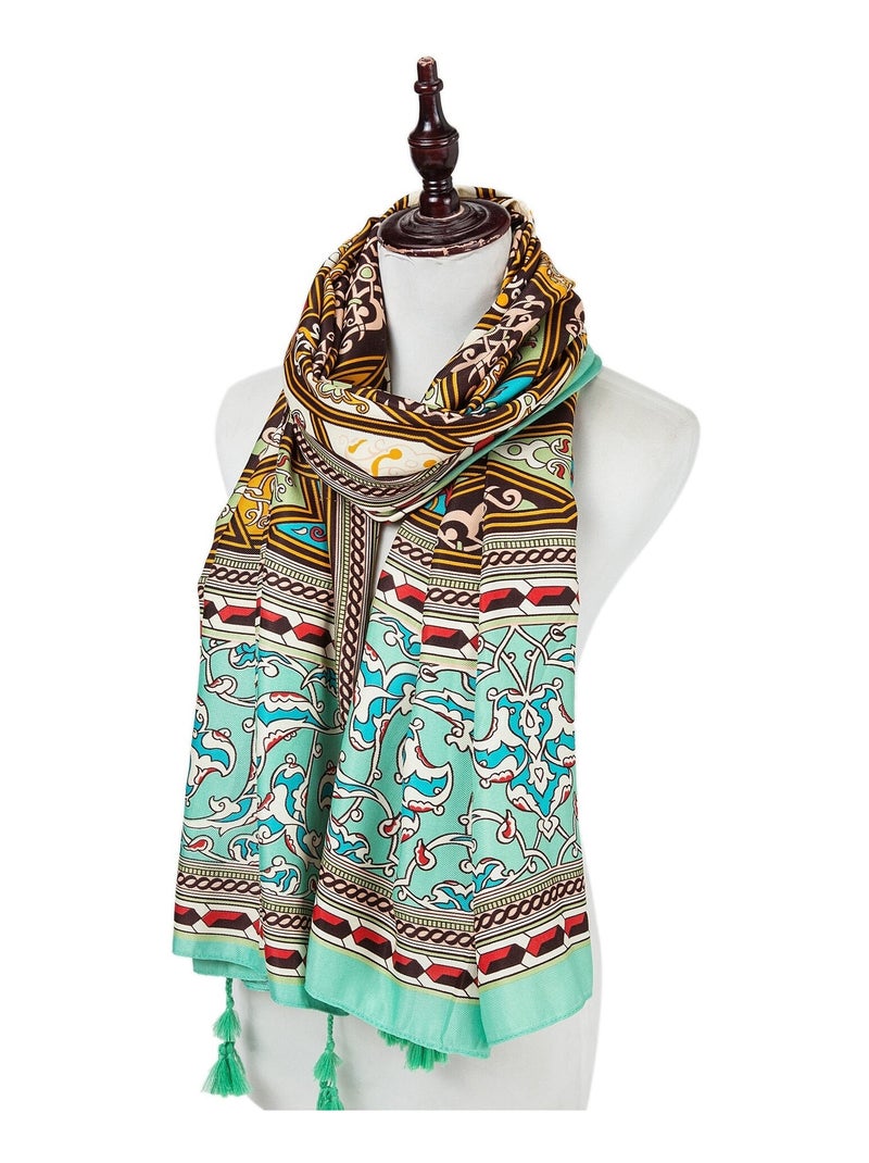 Étole coton Green Athéna Vert - Kiabi