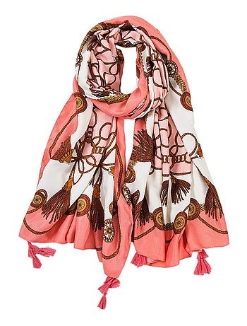 Étole coton Light Pink Athéna