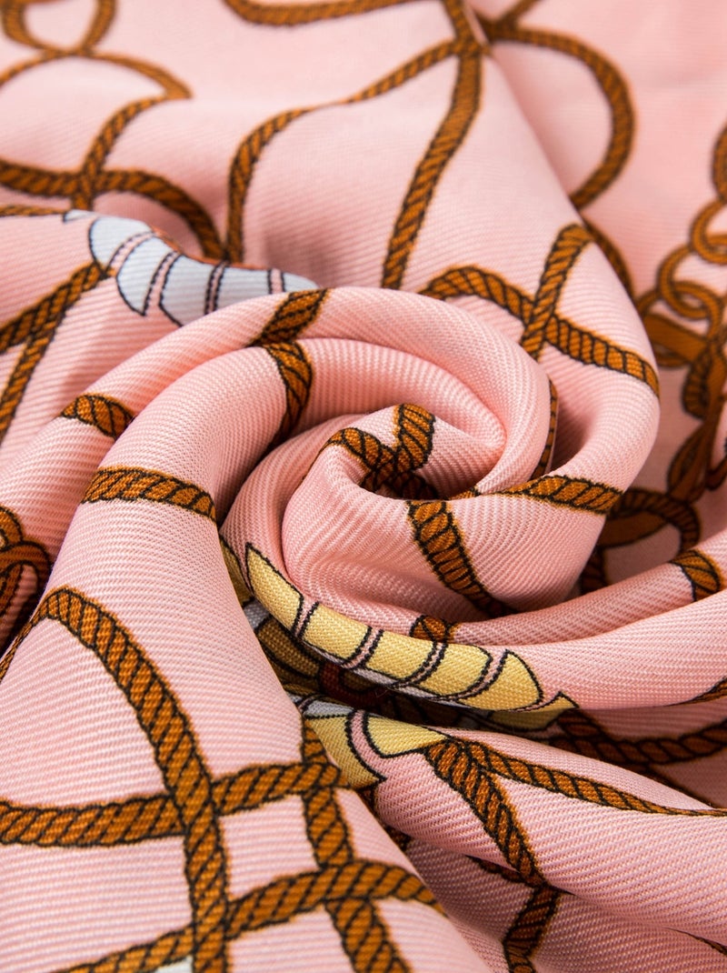 Étole coton Light Pink Athéna Rose - Kiabi