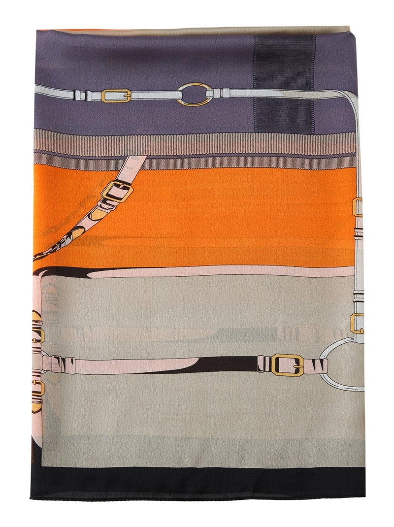 Etole de soie Arancia Sella Orange - Kiabi