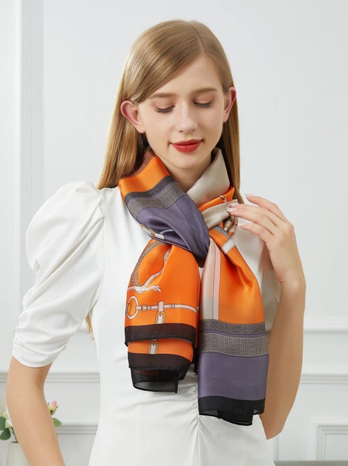 Etole de soie Arancia Sella - Kiabi