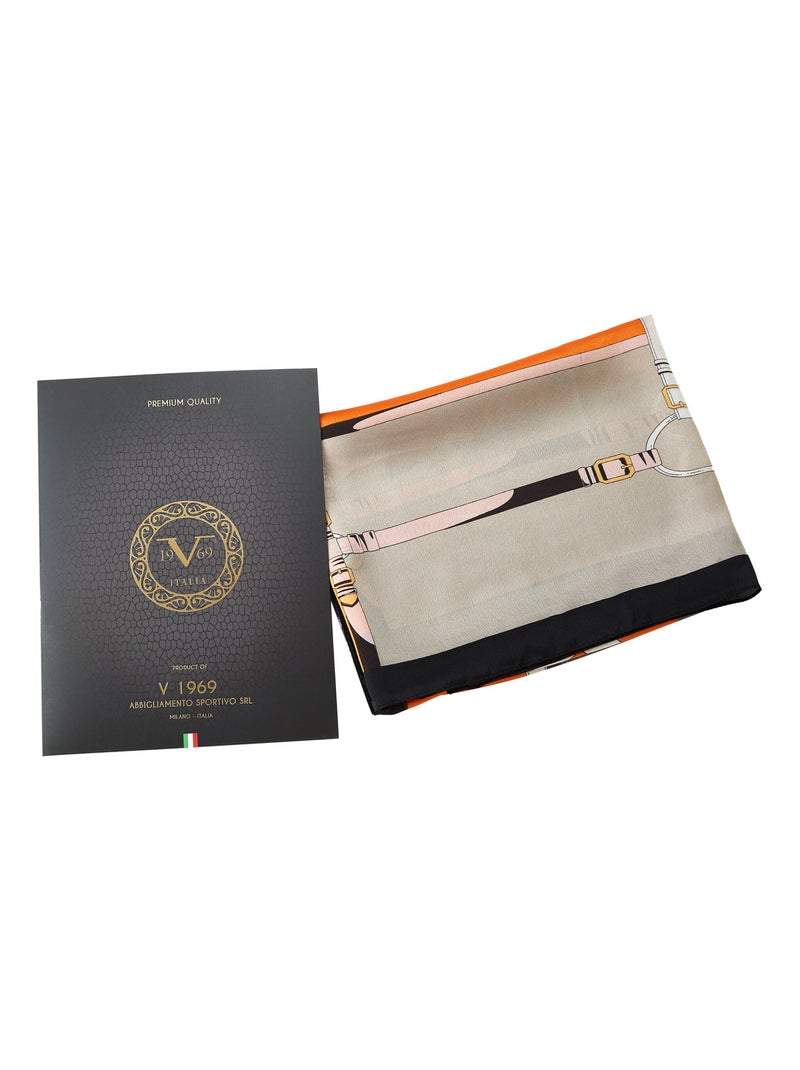 Etole de soie Arancia Sella Orange - Kiabi