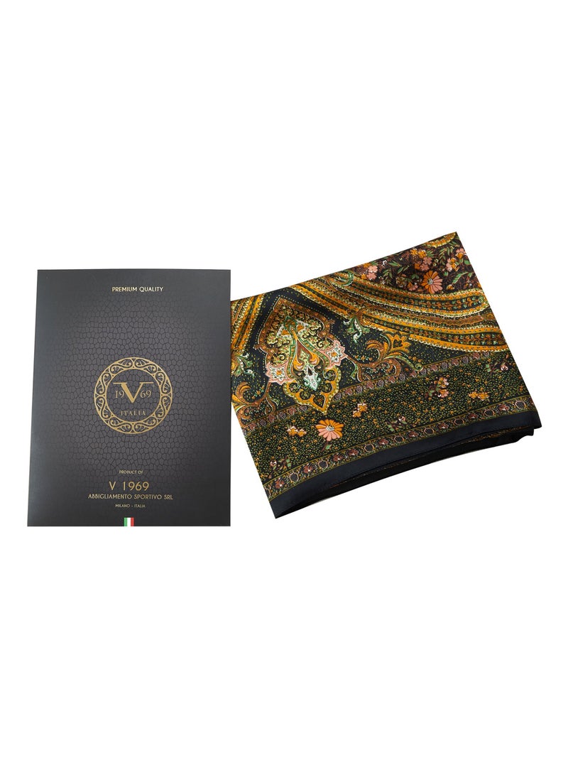 Etole de soie Fiore Barocco Vert - Kiabi