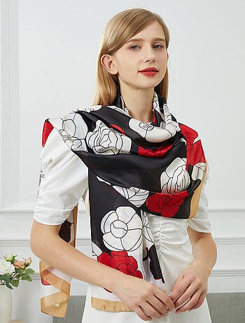 Etole de soie Fiore Rosso