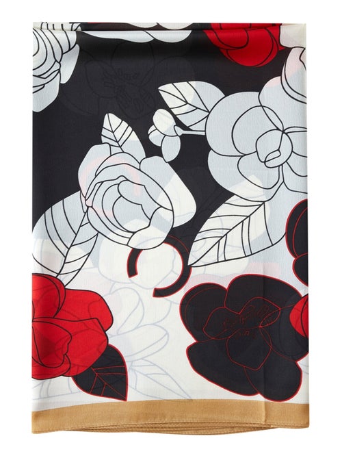 Etole de soie Fiore Rosso - Kiabi