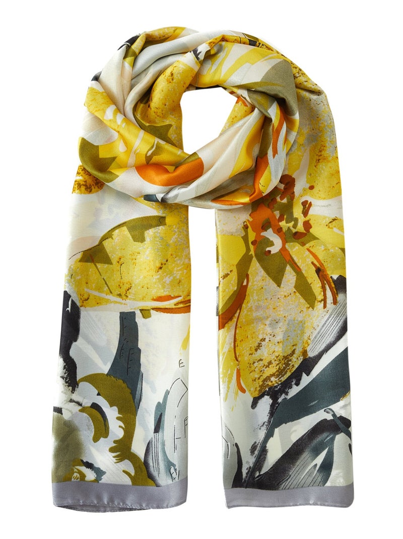 Etole de soie Girasole Jaune - Kiabi