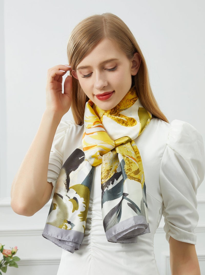 Etole de soie Girasole Jaune - Kiabi