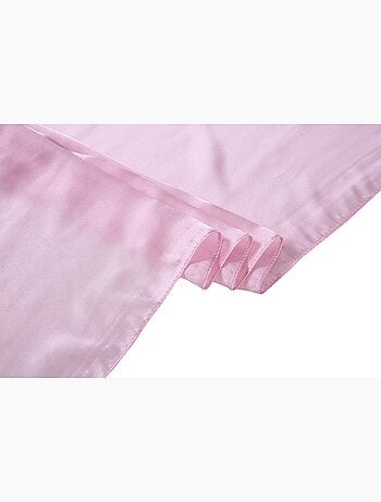 Étole de Soie Light Pink Dark Pink Duo