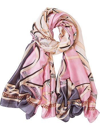 Étole de Soie Light Pink Florina