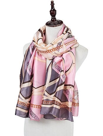 Étole de Soie Light Pink Florina
