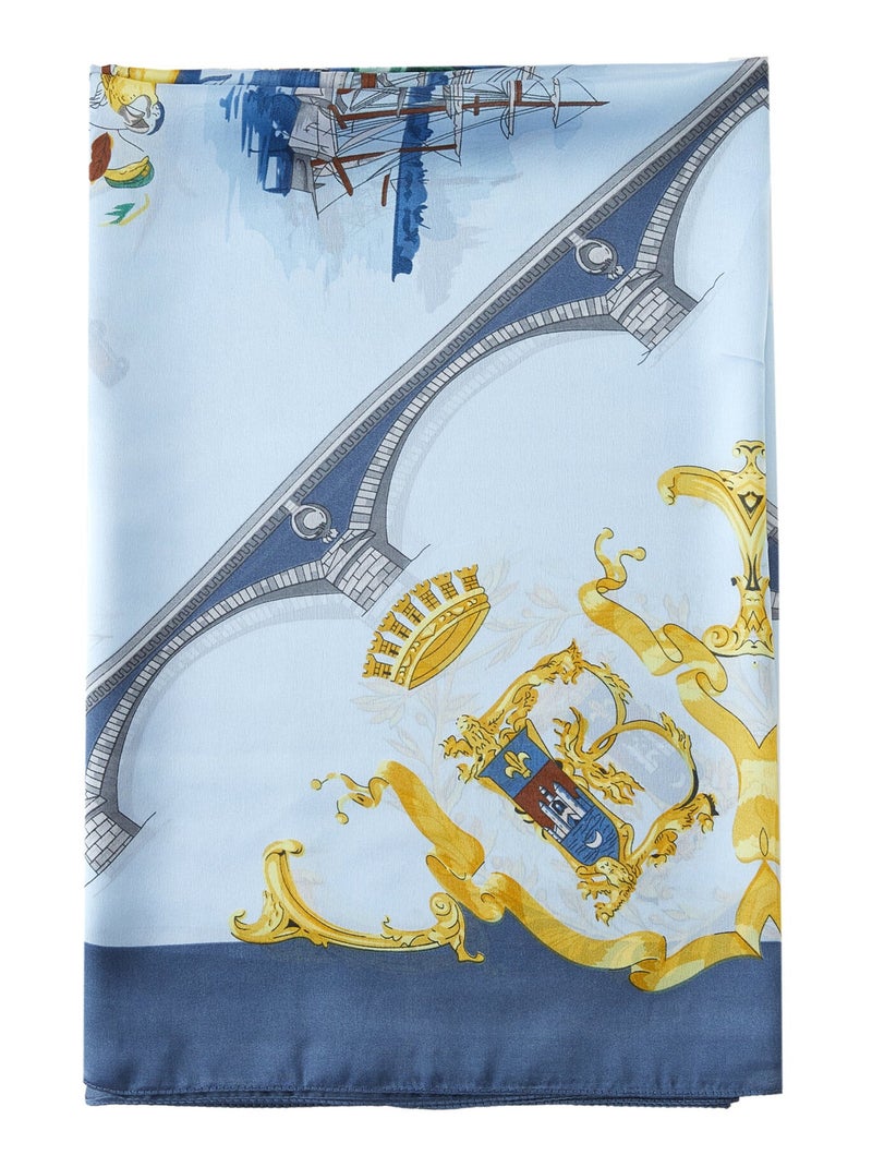 Etole de soie Marina Eleganza Rose - Kiabi