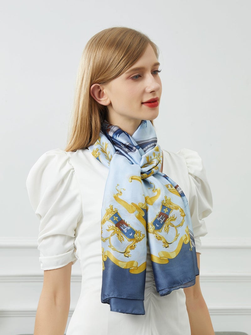 Etole de soie Marina Eleganza Rose - Kiabi