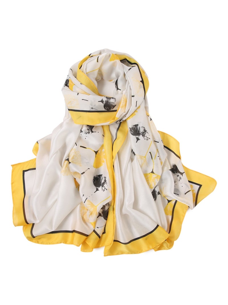 Etole de Soie Petalfly Florina Jaune - Kiabi