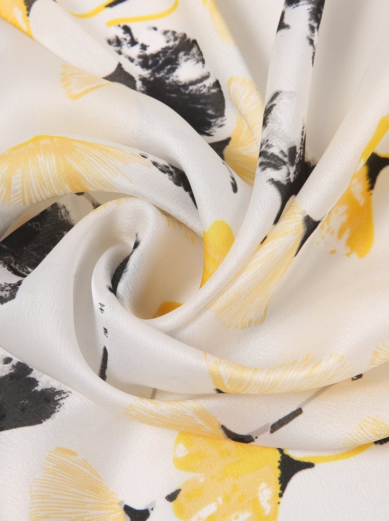 Etole de Soie Petalfly Florina Jaune - Kiabi