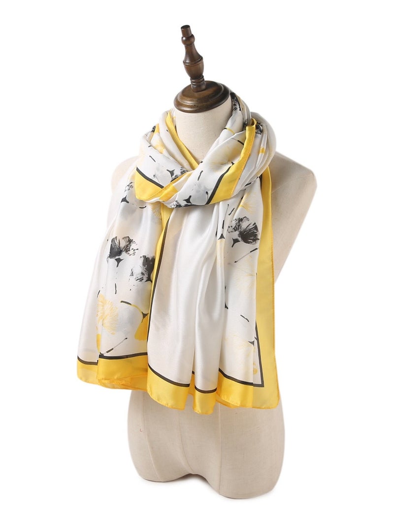 Etole de Soie Petalfly Florina Jaune - Kiabi