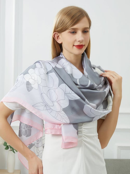 Etole de soie Rosa Nebbia - Kiabi