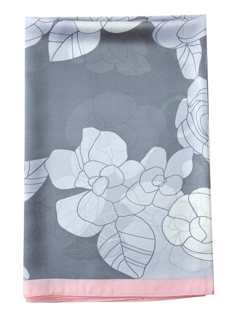 Etole de soie Rosa Nebbia Gris - Kiabi