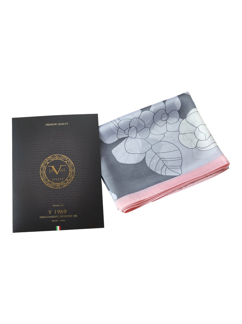Etole de soie Rosa Nebbia Gris - Kiabi