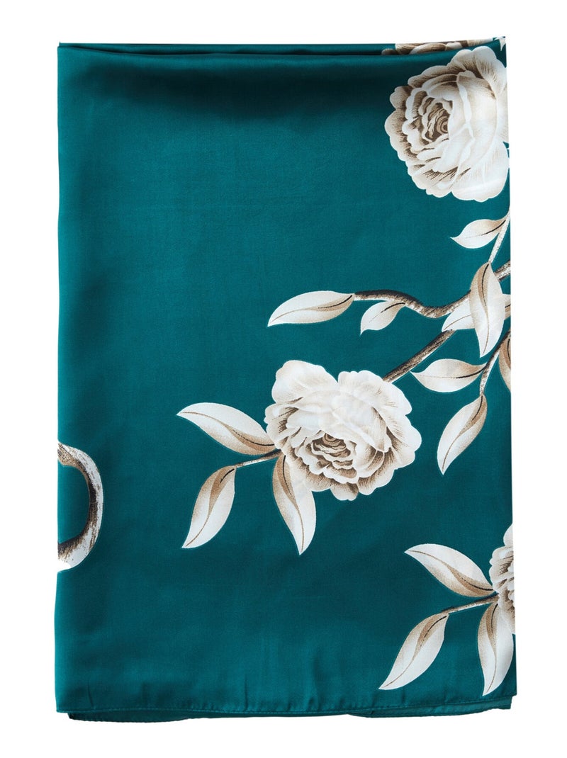 Etole de soie Verde Fiorita Vert - Kiabi