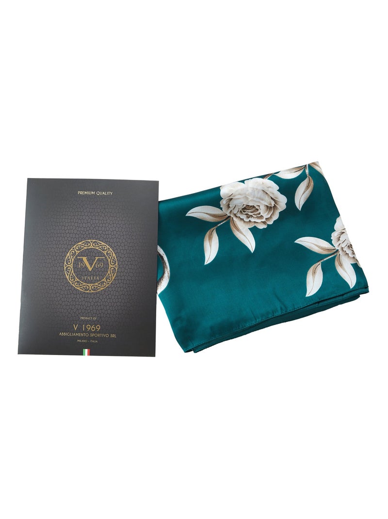 Etole de soie Verde Fiorita Vert - Kiabi